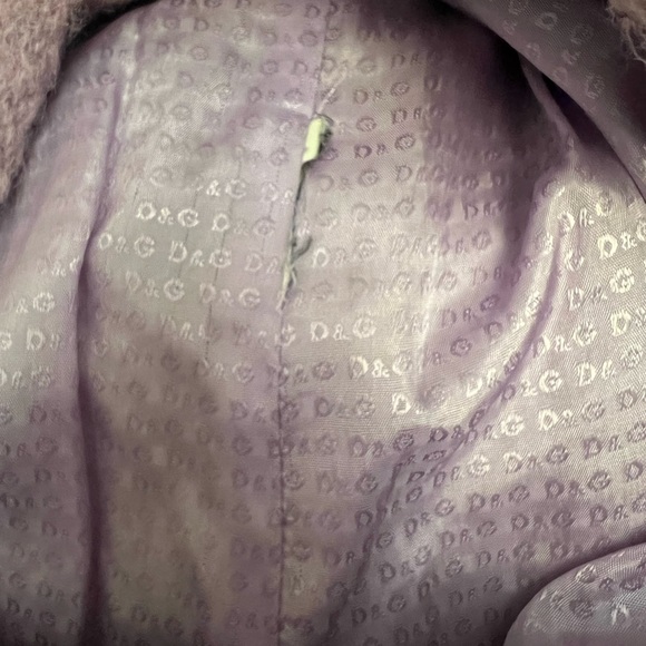D&G lilac wool coat IT 40 - Picture 5 of 5